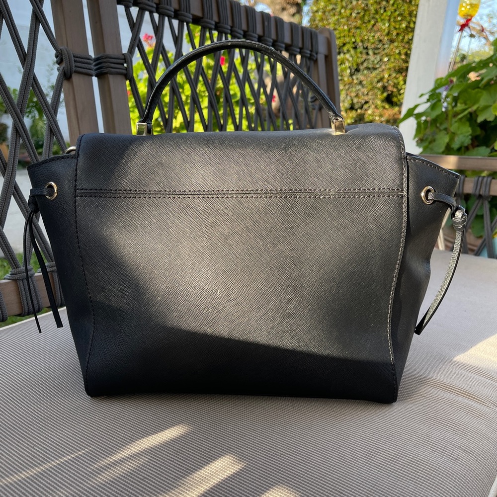 Kate Spade Lilah leather black satchel bag - Picture 2 of 8